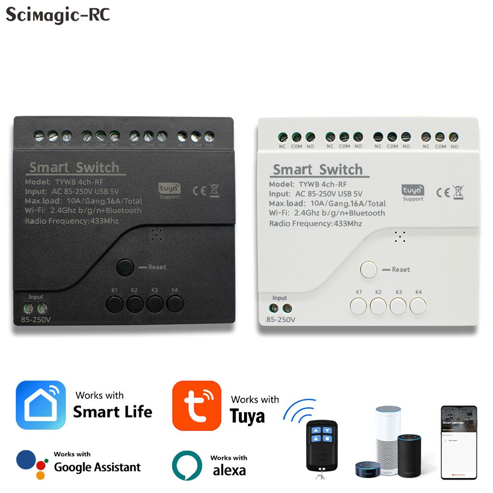 Universal Remote Smart Home - 4CH Tuya Smart Wifi Schakelaar Module