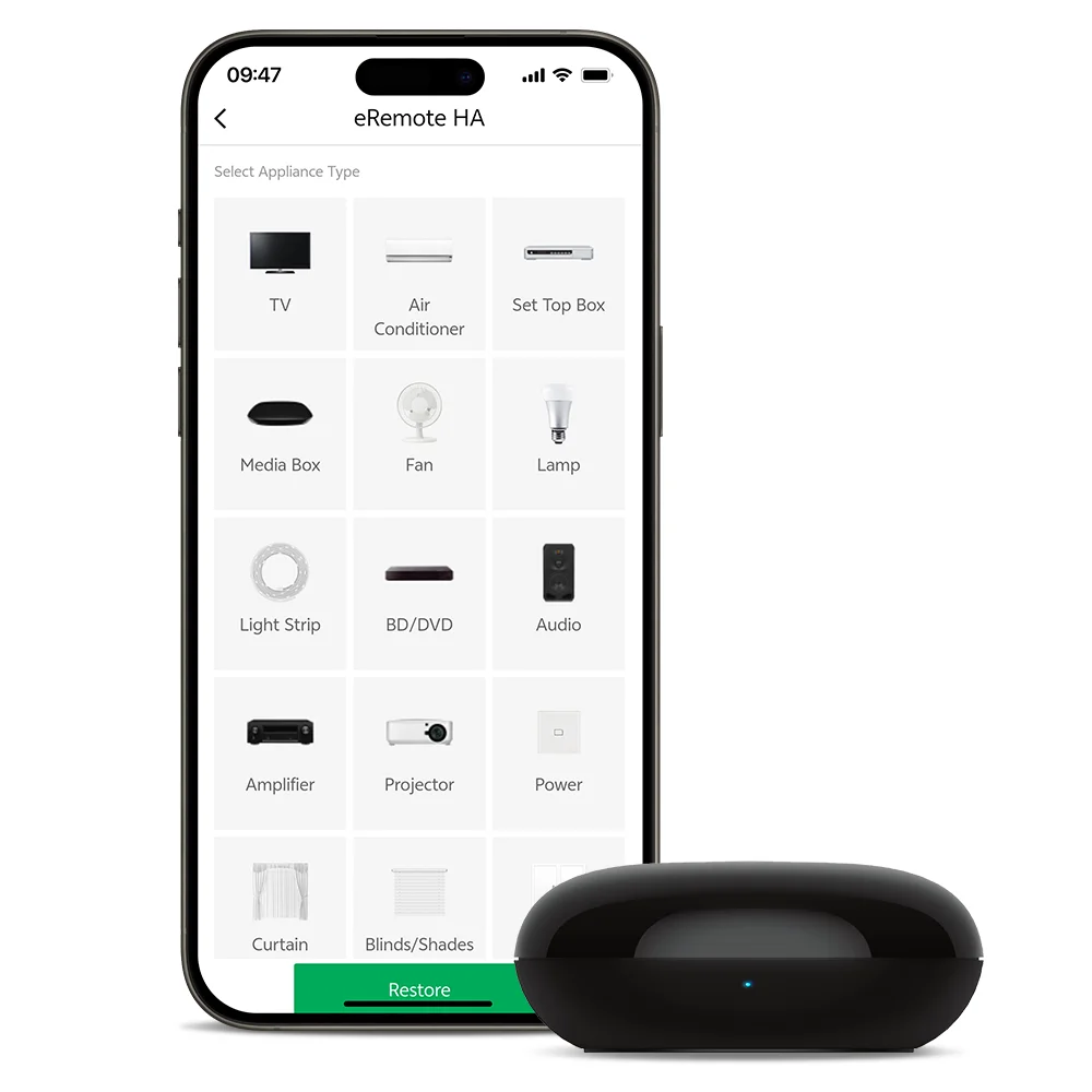 Universal Remote Smart Home - LinknLink eRemote IR Blaster voor TV,