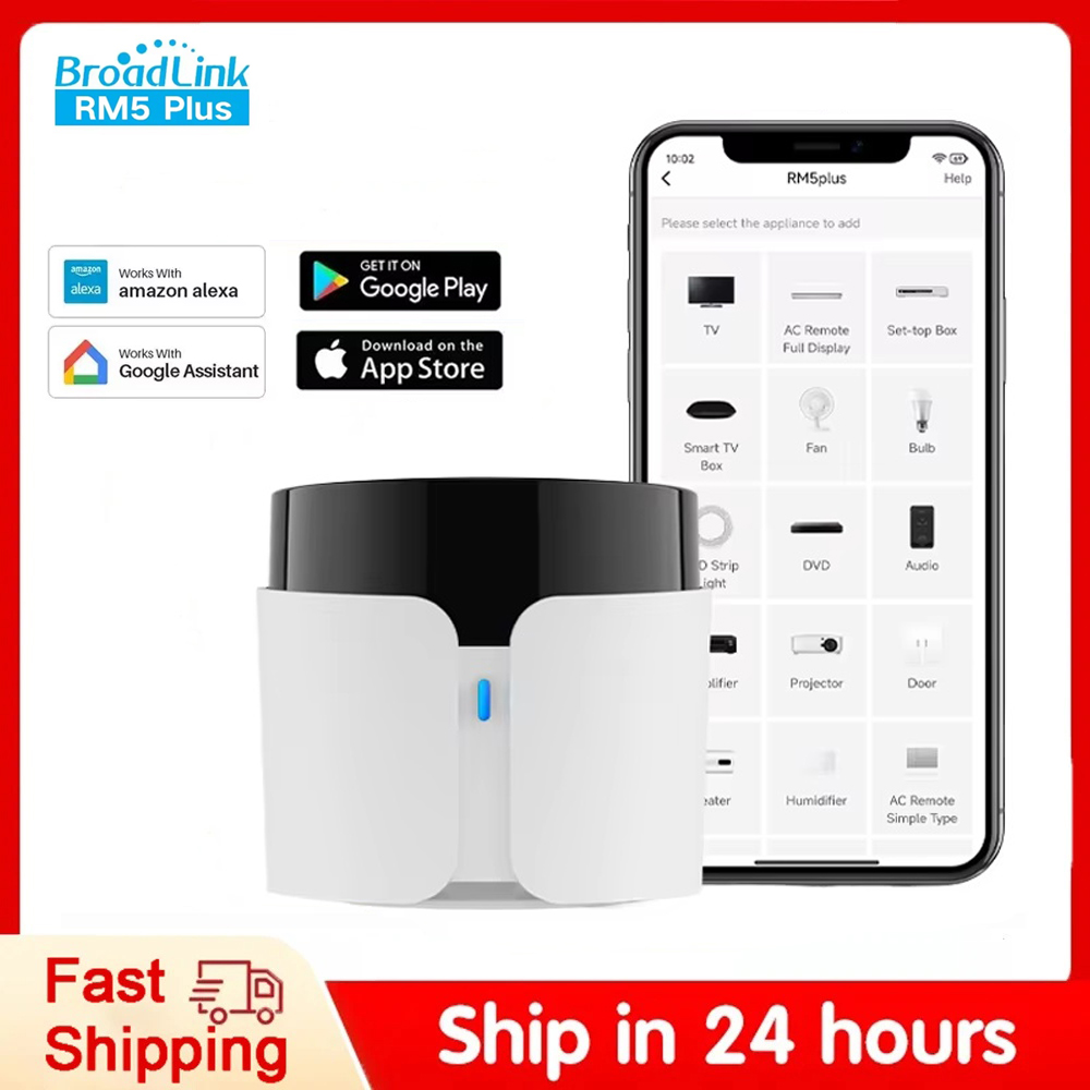 Smart Home Plus - Broadlink RM5 Plus Universele Infrarood Afstandsbediening