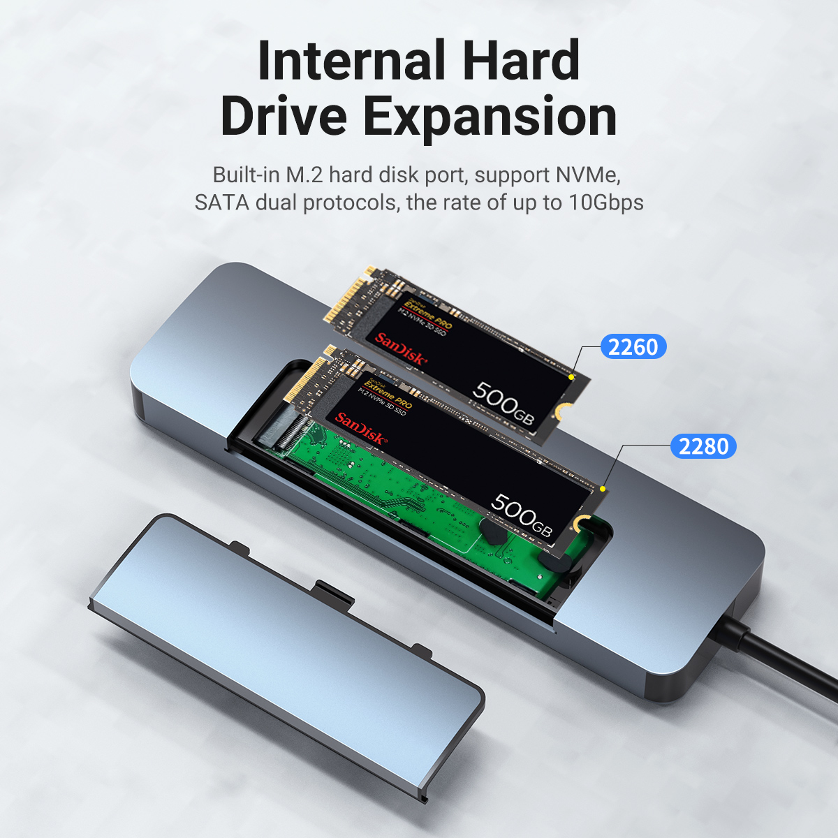 8-in-1 USB-C hub met M.2 SSD b - Smart Home Hub 2 recensie en prijs