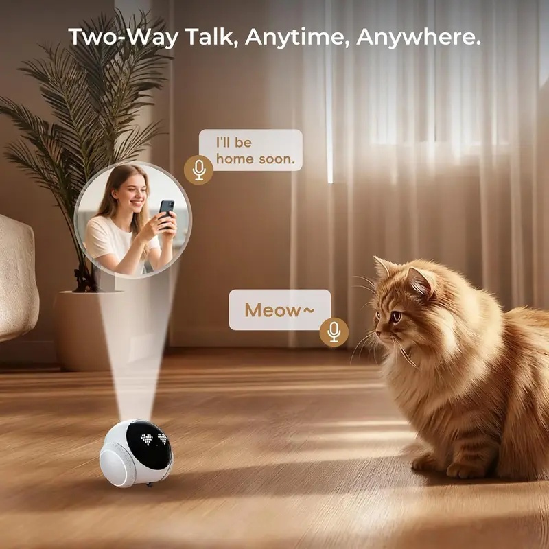 Beweegbare Indoor Huisdierrobo - Smart Home Video recensie en prijs