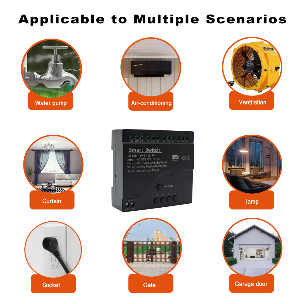 4CH Tuya Smart Wifi Schakelaar - Universal Remote Smart Home recensie en prijs