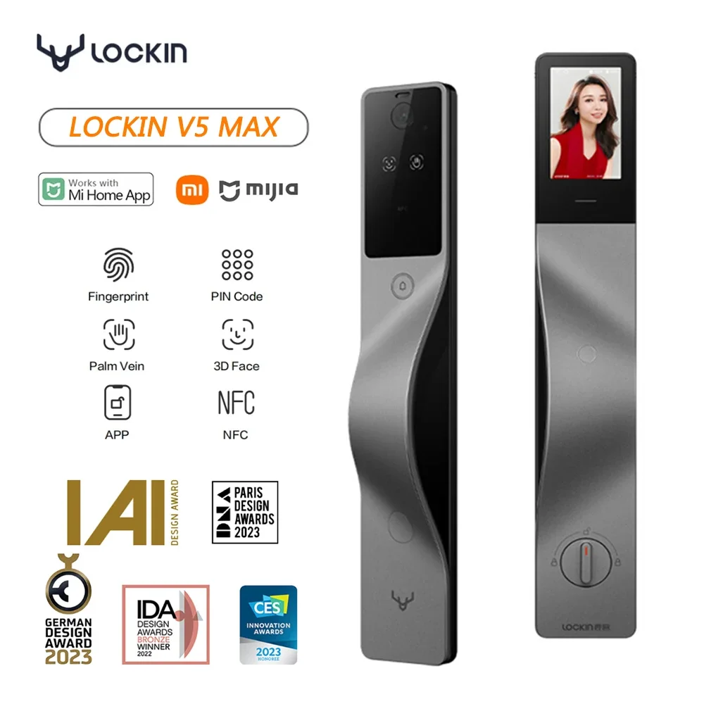 Lockin V5 Max 3D Gezichtsherke - Smart Home Door Lock recensie en prijs